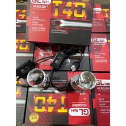 Bóng pha led bi cầu T40 ô tô xe máy 3