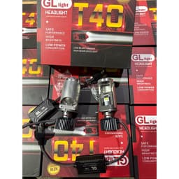 Bóng pha led bi cầu T40 ô tô xe máy 4