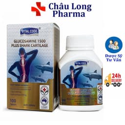 Viên uống Vitatree Glucosamine 1500 Plus Shark Cartilage hỗ trợ duy trì chức năng của khớp (100viên) 1