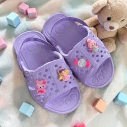 ( Chọn NHIỀU MÀU ) Dép tổ ong cho bé tập đi có dây chun co giãn 4 chiều đi êm chân, siêu nhẹ, mềm mại đi hàng ngày 4
