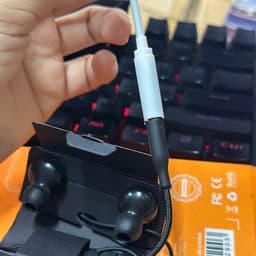 [Combo] Tai Nghe AKG + Jack Chuyển Đổi 3.5 Sang Type C Tiện Lợi Thích Hợp Nhiều Dòng Máy, Tai Nghe Chơi Game Chuyên Dụng 7