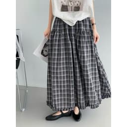 𝑨𝒏𝒏 𝑺𝒕𝒖𝒅𝒊𝒐 [SẴN] / Chân Váy Kẻ Caro Dáng Dài 85cm Bồng Xòe Viền Bèo Vintage Tag 𝐅𝟏𝟖 𝐒𝐭𝐮𝐝𝐢𝐨 7
