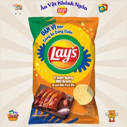 Combo Snack Khoai Tây Lays Đủ Vị Gói Nhỏ Và Gói Lớn - HÀNG CHÍNH HÃNG 5
