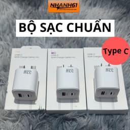 Bộ Sạc Nhanh 33W, Loại Tốt, Sạc Không Nóng Máy, Cáp Sạc Type C C 20W An Toàn Chống Cháy Nổ 1