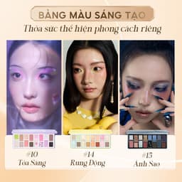 Bảng Phấn Mắt CHEERYEP 16 Ô Natural Star Đa Năng Dễ Dùng Chuẩn Màu Lâu Trôi Đa Dạng Bảng Màu Nhũ Lì 5