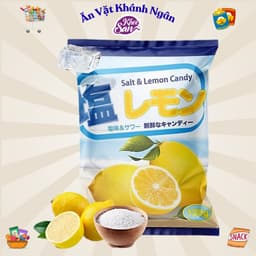Kẹo chanh muối 120g Salt Lemon Candy nhập khẩu Malaysia- HÀNG CHÍNH HÃNG 1