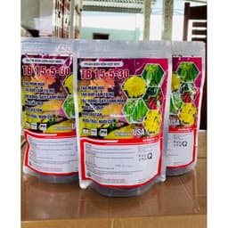 PHÂN BÓN TB 15-5-30 tạo mầm hoa,  dày cánh, hoa đẹp , lâu tàn, nuôi trái gói 1kg 6
