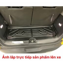 Lót cốp ô tô + lót lưng ghế xe Vinfast Limo Green/ MPV7 chất liệu nhựa dẻo ko mùi- 3 tấm 7