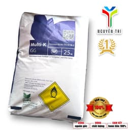 Phân bón Kali Nitrate Multi-K GG 13.5-0-46.2 - Haifa Israel - Tan hoàn toàn, nặng ký, bao 25kg 1