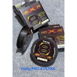 Dây Pe ViKing PRO x ULTRA Đen siêu Mượt 100m - KHÔNG PHAI MÀU, tặng Leader chất lượng. 1