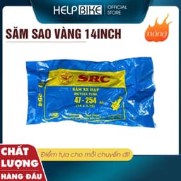 SĂM SAO VÀNG cho xe đạp 14inch, Săm xe đạp hàng Việt Nam chất lượng cao - SSV_14inch 1