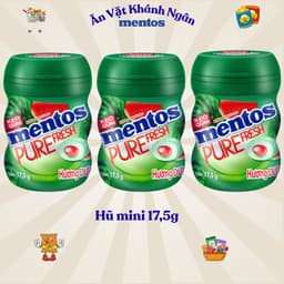 Kẹo cao su Mentos Fresh Action và Sing gum không đường Mentos Pure Fresh đủ vị - HÀNG CHÍNH HÃNG 8