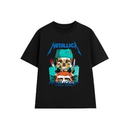 Áo Thun METALLICA Rock Band vintage ML003, Unisex Form Rộng Cotton Mềm 1