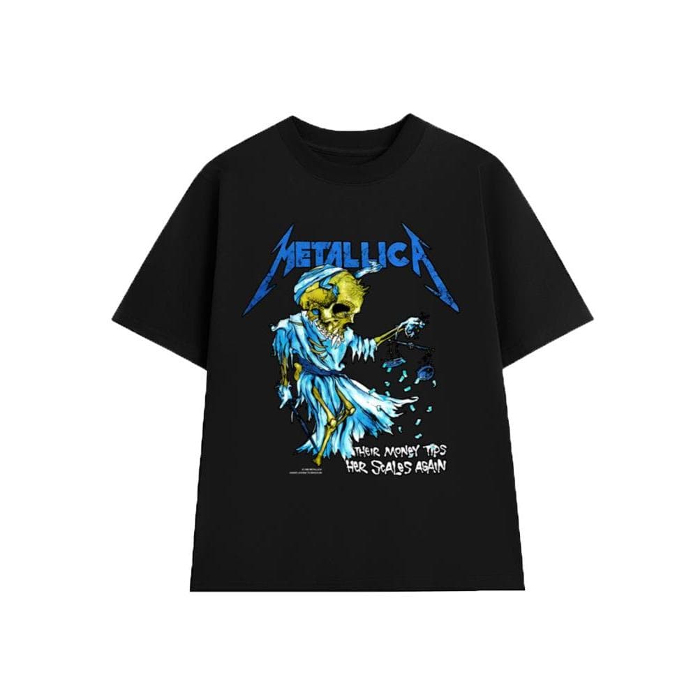 Áo Thun METALLICA Rock Band vintage ML004, Unisex Form Rộng Cotton Mềm