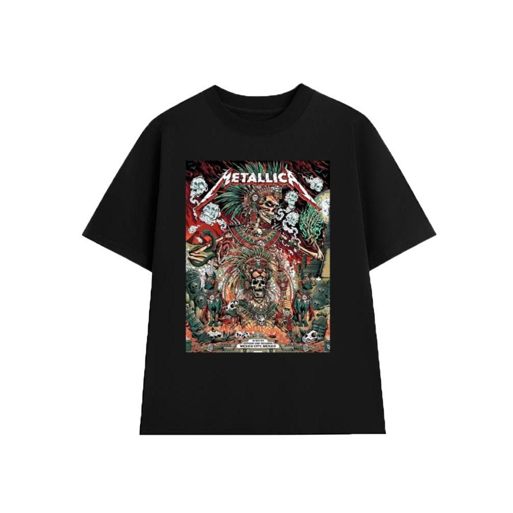 Áo Thun METALLICA Rock Band vintage ML006, Unisex Form Rộng Cotton Mềm