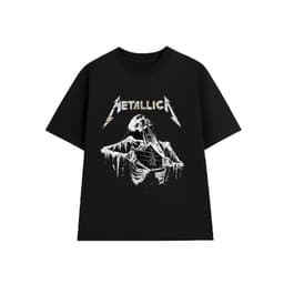 Áo Thun METALLICA Rock Band vintage ML007, Unisex Form Rộng Cotton Mềm 1