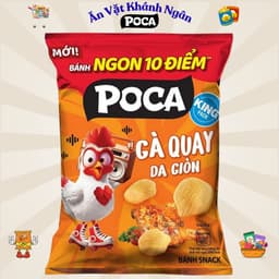 Combo Snack Bim Bim Poca Đủ Vị Giòn Rụm Gói Nhỏ Và Gói Lớn - HÀNG CHÍNH HÃNG 3