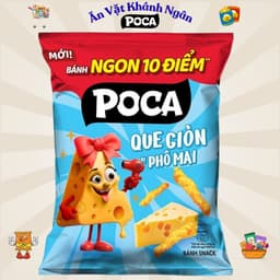 Combo Snack Bim Bim Poca Đủ Vị Giòn Rụm Gói Nhỏ Và Gói Lớn - HÀNG CHÍNH HÃNG 7