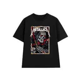 Áo Thun METALLICA Rock Band vintage ML015, Unisex Form Rộng Cotton Mềm 1