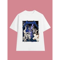 Áo Thun METALLICA Rock Band vintage ML016, Unisex Form Rộng Cotton Mềm 2
