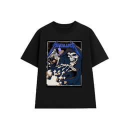 Áo Thun METALLICA Rock Band vintage ML018, Unisex Form Rộng Cotton Mềm 1