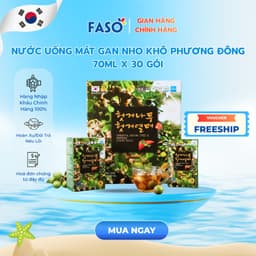 Nước Uống Mát Gan Nho Khô Phương Đông 70ml x 30 Gói – Chính Hãng Nhập Khẩu Bởi Faso Việt Nam 1