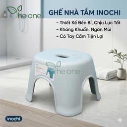 Ghế kê chân toilet inochi thiết kế tư thế hữu ích miếng lót chống trượt Ghế kê chân văn phòng 2