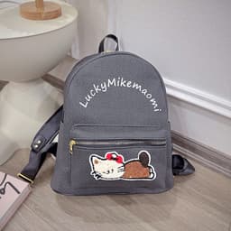 Balo balo đi học Nữ LuckyMikemaomi Dễ Thương Nhỏ Gọn Thời Trang Hàn Quốc Balo Đi Học Đi Chơi Phối Đồ Xinh 7