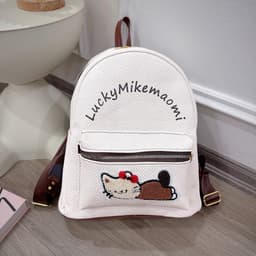 Balo balo đi học Nữ LuckyMikemaomi Dễ Thương Nhỏ Gọn Thời Trang Hàn Quốc Balo Đi Học Đi Chơi Phối Đồ Xinh 9