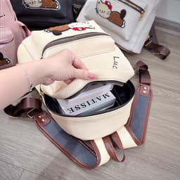 Balo balo đi học Nữ LuckyMikemaomi Dễ Thương Nhỏ Gọn Thời Trang Hàn Quốc Balo Đi Học Đi Chơi Phối Đồ Xinh 2