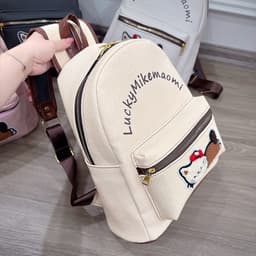 Balo balo đi học Nữ LuckyMikemaomi Dễ Thương Nhỏ Gọn Thời Trang Hàn Quốc Balo Đi Học Đi Chơi Phối Đồ Xinh 6