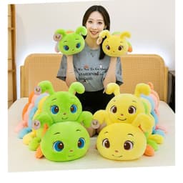 Gối Ôm Sâu Bướm Merkayi - Gấu Bông Màu Sắc Dễ Thương, êm ái, hàng nhập cao cấp 1