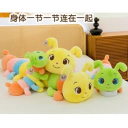 Gối Ôm Sâu Bướm Merkayi - Gấu Bông Màu Sắc Dễ Thương, êm ái, hàng nhập cao cấp 3