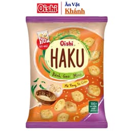 Snack Bánh Gạo Nướng Haku Oishi Vị Cá Hồi Rong Biển- HÀNG CHÍNH HÃNG 3