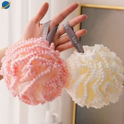 Bông Tắm Tròn Cao Cấp Tạo Bọt Mịn Kì Cọ Tẩy Da Chết Bông Tắm Lưới Mềm Mại 2