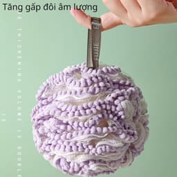 Bông Tắm Tròn Cao Cấp Tạo Bọt Mịn Kì Cọ Tẩy Da Chết Bông Tắm Lưới Mềm Mại 3