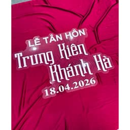 123 - Bảng tên mica dâu rễ/ bảng decor tiệc cưới, hỏi/ bảng gia tiên thiết kế theo yêu cầu 2