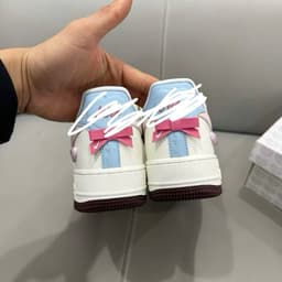 [Cá Sấu ] giày valentine trắng hồng cho các chj e. 5