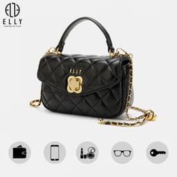[Tặng hộp 20.10] Túi xách nữ thời trang ELLY EL227 đeo chéo xách tay đeo vai cao cấp chính hãng 7