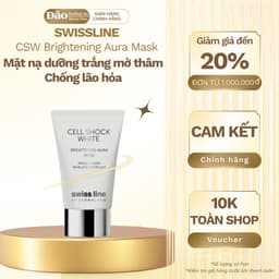 [ Công Ty ] Mặt nạ Swissline Brightening Aura Mask 75ml làm sáng da mờ thâm nám tàn nhang và đều màu da Authshopp 1