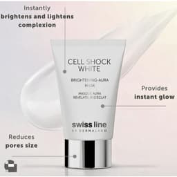 [ Công Ty ] Mặt nạ Swissline Brightening Aura Mask 75ml làm sáng da mờ thâm nám tàn nhang và đều màu da Authshopp 3