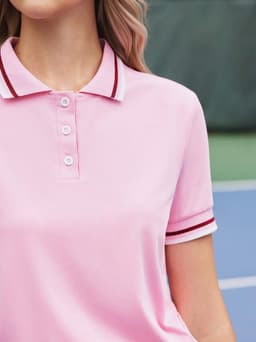 Áo Pickleball Nữ UYNSPORTY Màu Hồng Co Giãn Mặc Thoáng Mát Tập Pickleball Thể Thao , Áo Thể Thao Nữ 6