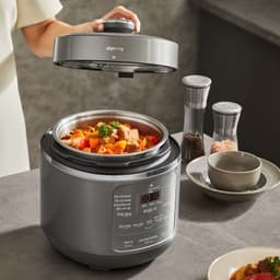 Nồi áp suất JoYoung JHPC-5039 Tiếng Việt 2 Ruột Nồi 9 Thực Đơn Cài Sẵn- Nấu Mở Nắp, Hầm, Nướng 2