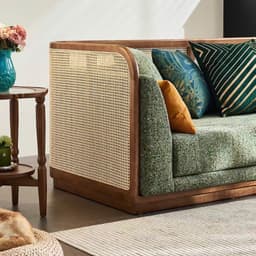 Ghế sofa gỗ tự nhiên phối mây VUADECOR VS114 5