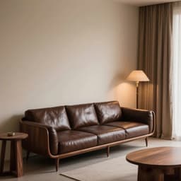 Ghế sofa gỗ tự nhiên đệm nỉ, da VUADECOR VS115 4