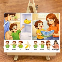 Thẻ Flash EVON BABY dạy bé tập nói - Giúp Bé Tập Nói Sớm 9