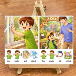 Thẻ Flash EVON BABY dạy bé tập nói - Giúp Bé Tập Nói Sớm 7