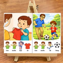 Thẻ Flash EVON BABY dạy bé tập nói - Giúp Bé Tập Nói Sớm 8