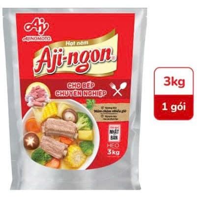 Chính Hãng FullVat Hạt nêm Heo Aji-ngon 3 KG