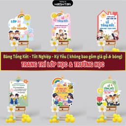 [Bảng Tổng Kết- Tốt Nghiệp - Kỷ Yếu ] Bảng Lễ Tổng Kết, Lễ Tốt Nghiệp, Lễ Kỷ Yếu Bảng Trang Trí Lớp Học, Trường Học 1